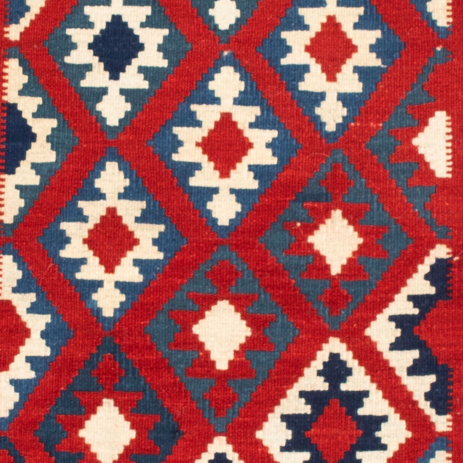 Tappeto Kelim - Orientale quadrato  - 104 x 103 cm - rosso scuro