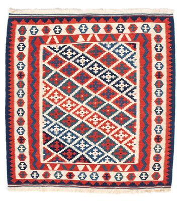 Tappeto Kelim - Orientale quadrato  - 104 x 100 cm - multicolore
