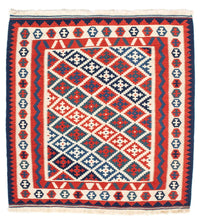 Tappeto Kelim - Orientale quadrato  - 104 x 100 cm - multicolore