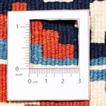 Tappeto Kelim - Orientale quadrato  - 104 x 100 cm - blu scuro