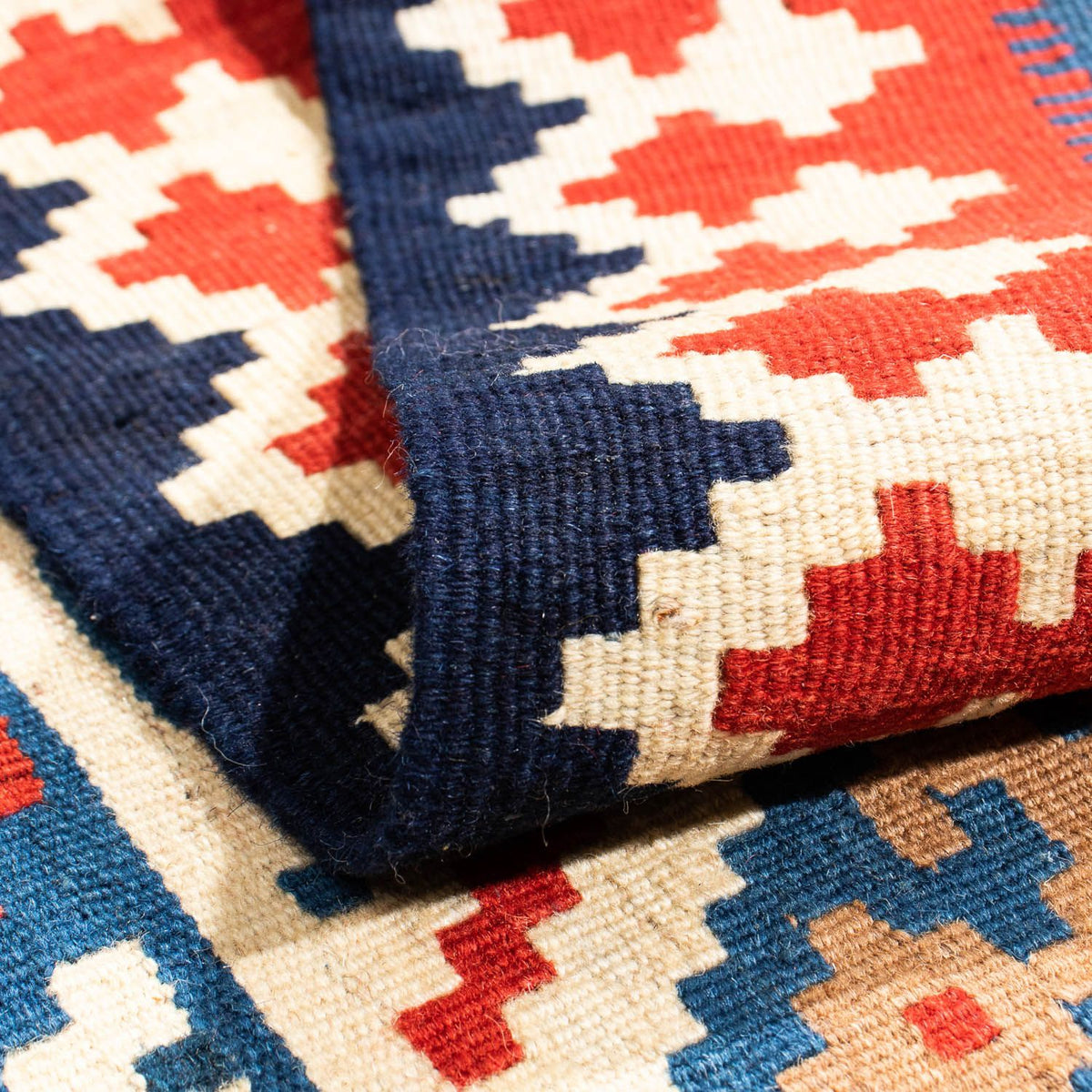 Tappeto Kelim - Orientale quadrato  - 103 x 100 cm - multicolore