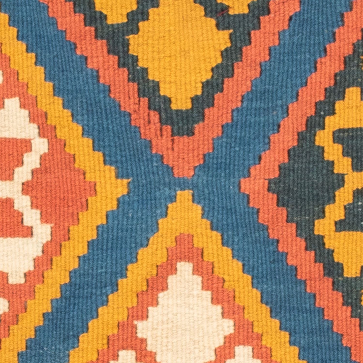 Tappeto Kelim - Orientale quadrato  - 103 x 100 cm - blu