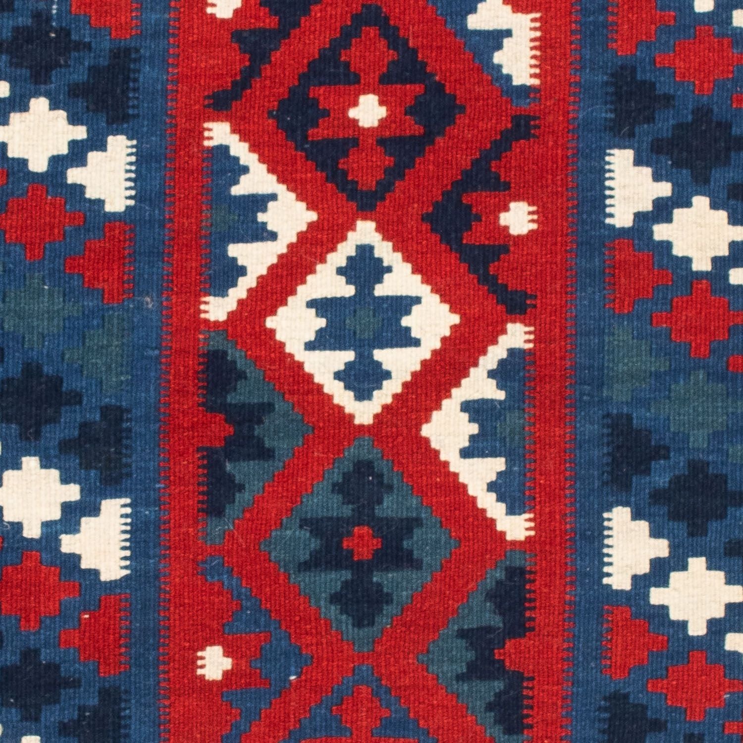 Tappeto Kelim - Orientale quadrato  - 103 x 100 cm - blu scuro