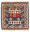 Tappeto Kelim - Orientale quadrato  - 102 x 100 cm - blu