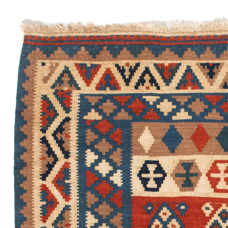 Tappeto Kelim - Orientale quadrato  - 102 x 100 cm - blu
