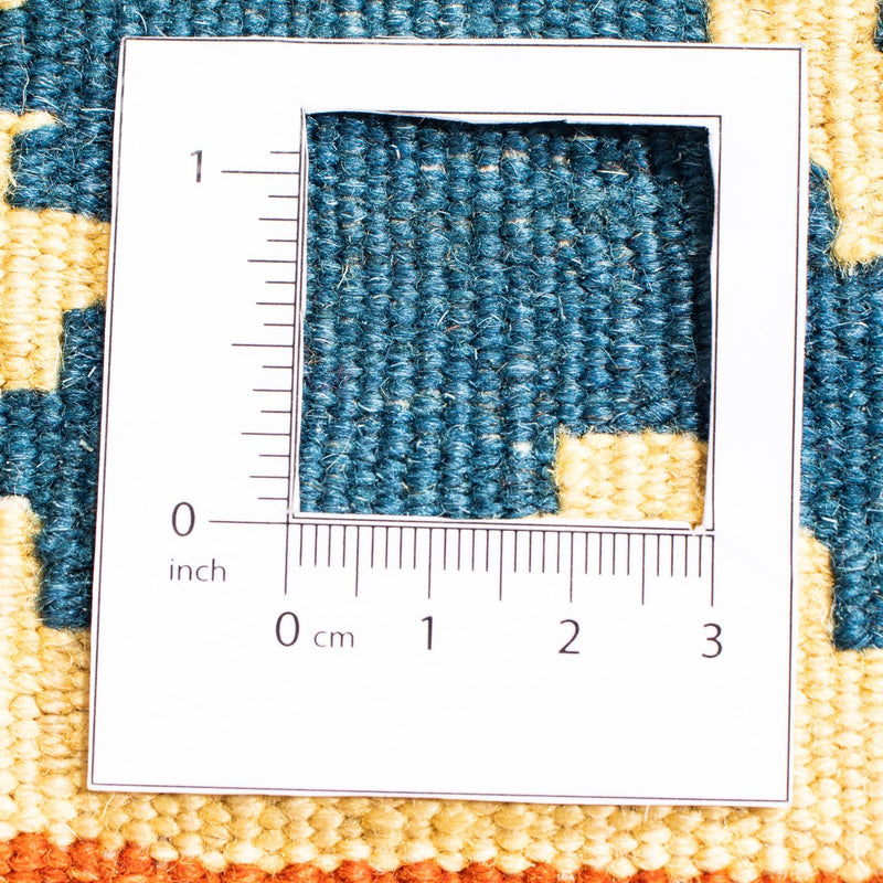 Tappeto Kelim - Orientale quadrato  - 102 x 95 cm - blu scuro