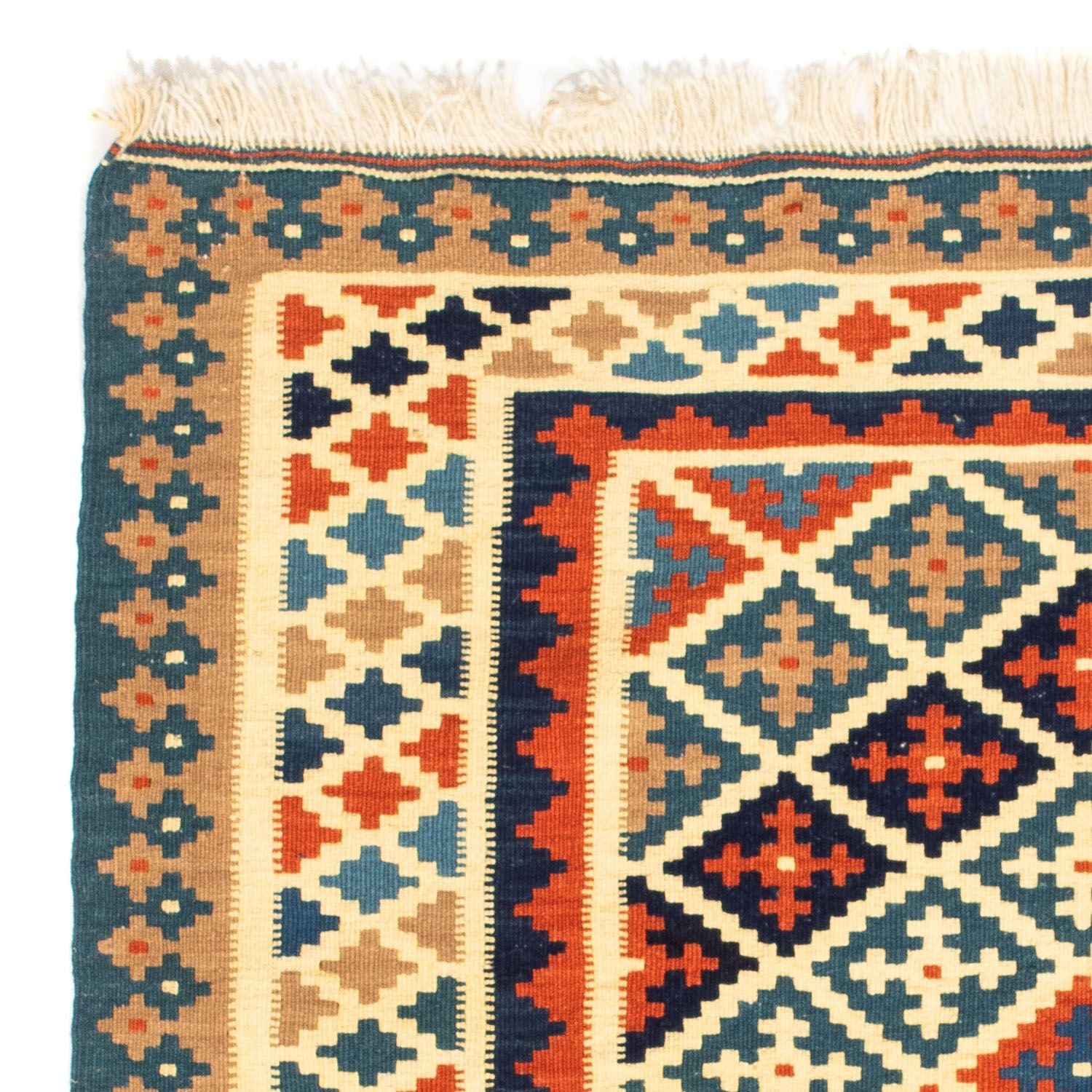 Tappeto Kelim - Orientale quadrato  - 107 x 101 cm - beige