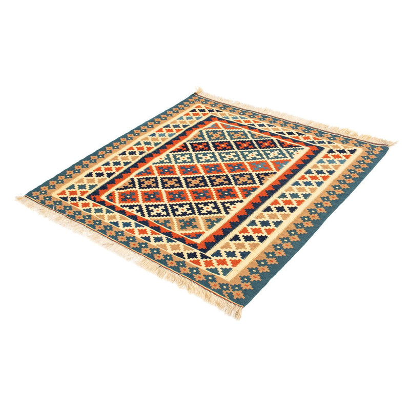 Tappeto Kelim - Orientale quadrato  - 107 x 101 cm - beige