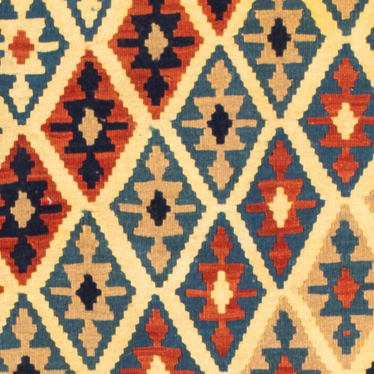 Tappeto Kelim - Orientale quadrato  - 105 x 102 cm - multicolore