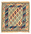 Tappeto Kelim - Orientale quadrato  - 100 x 100 cm - beige