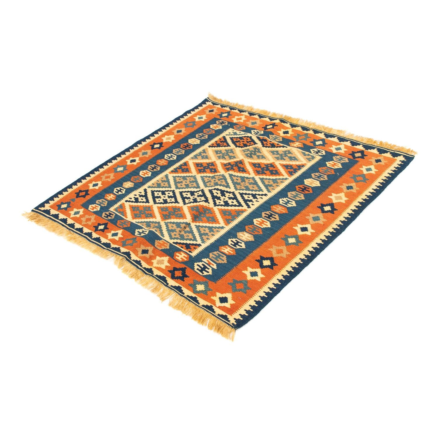 Tappeto Kelim - Orientale quadrato  - 100 x 98 cm - multicolore