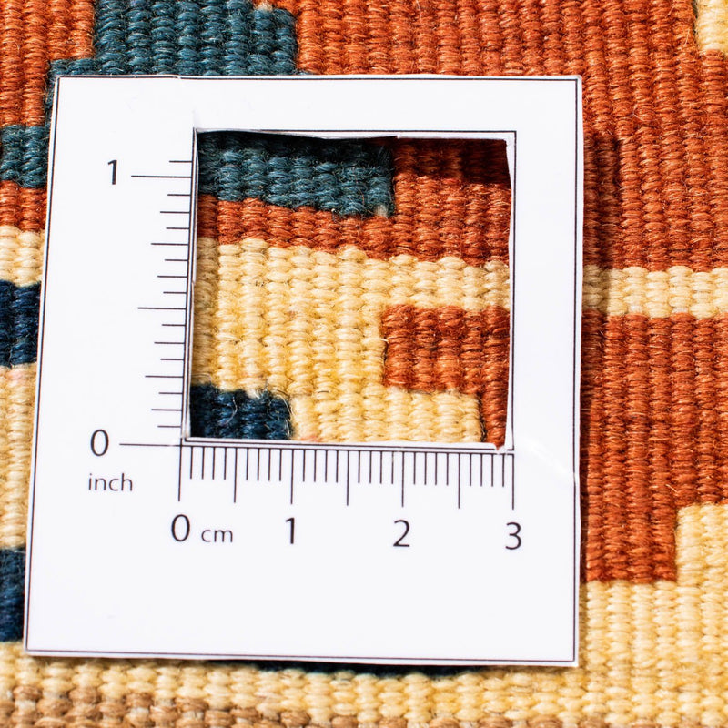 Tappeto Kelim - Orientale quadrato  - 105 x 103 cm - arancione