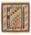 Tappeto Kelim - Orientale quadrato  - 105 x 102 cm - multicolore