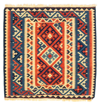 Tappeto Kelim - Orientale quadrato  - 104 x 101 cm - multicolore