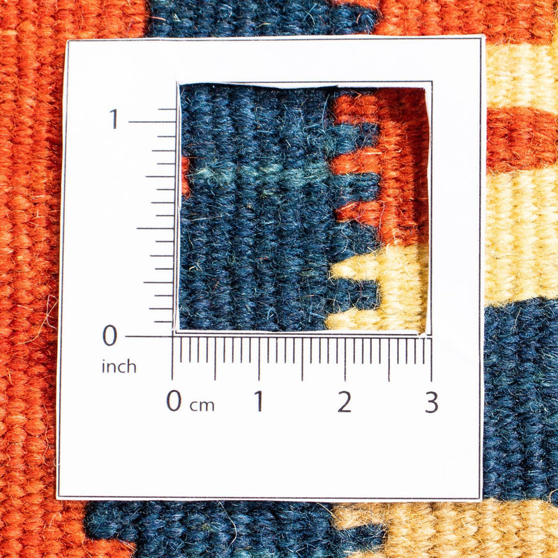 Tappeto Kelim - Orientale quadrato  - 100 x 100 cm - blu scuro