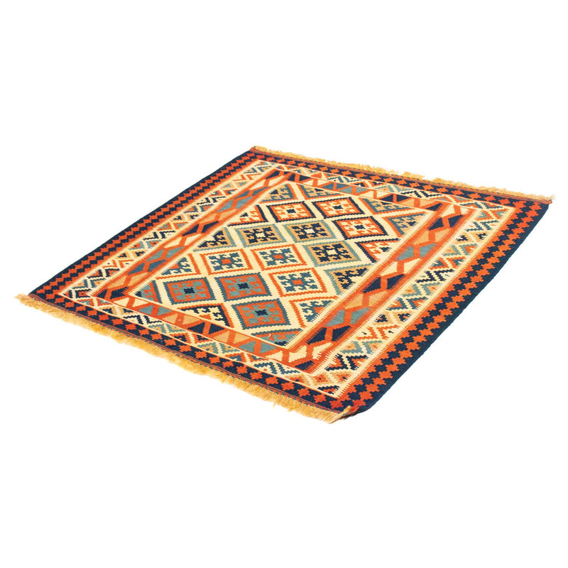 Tappeto Kelim - Orientale quadrato  - 103 x 100 cm - beige