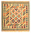 Tappeto Kelim - Orientale quadrato  - 105 x 103 cm - multicolore