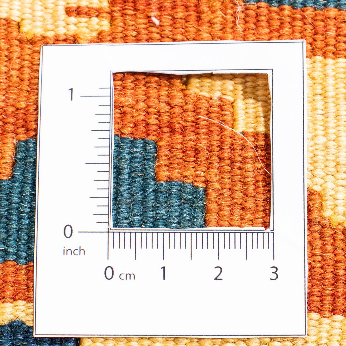 Tappeto Kelim - Orientale quadrato  - 107 x 100 cm - beige chiaro