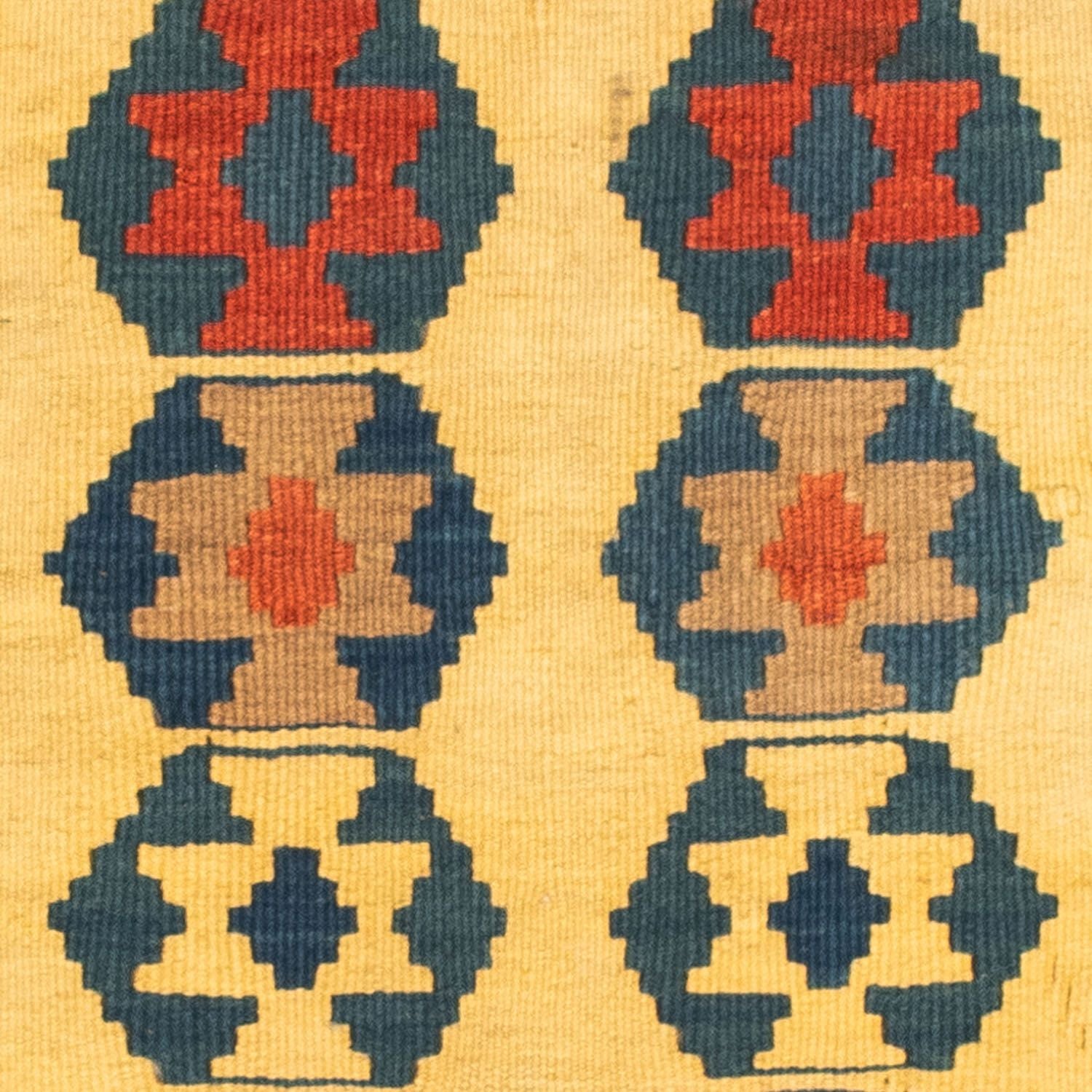Tappeto Kelim - Orientale quadrato  - 101 x 95 cm - oro