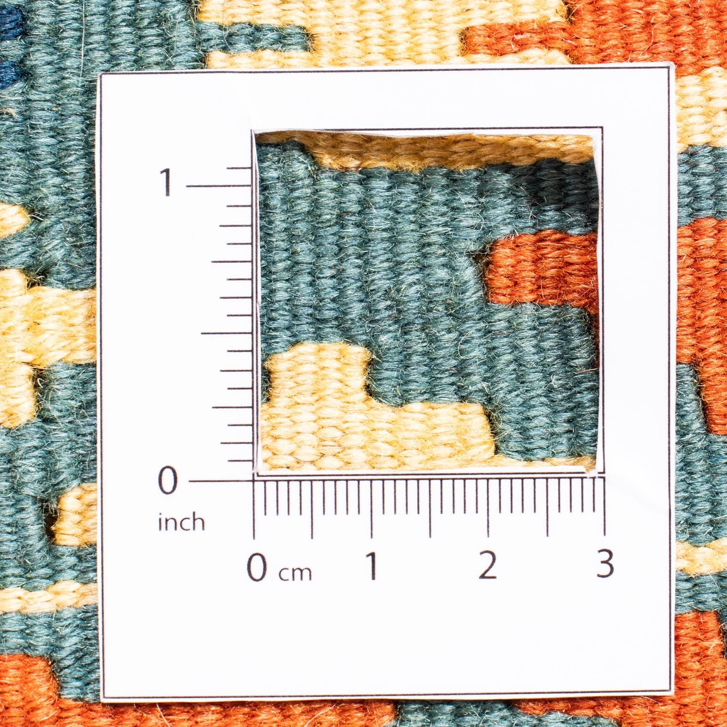Tappeto Kelim - Orientale quadrato  - 105 x 95 cm - multicolore