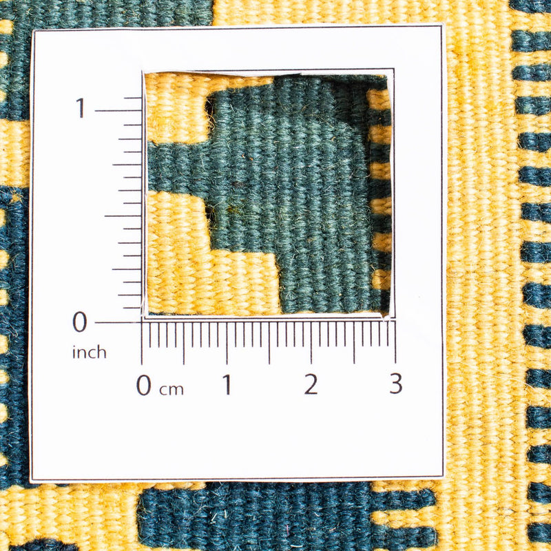 Tappeto Kelim - Orientale quadrato  - 102 x 95 cm - giallo