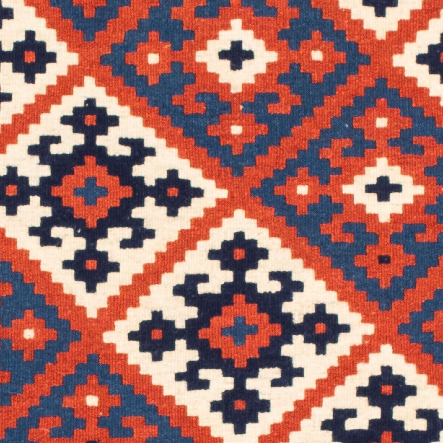 Tappeto Kelim - Orientale quadrato  - 103 x 101 cm - rosso scuro