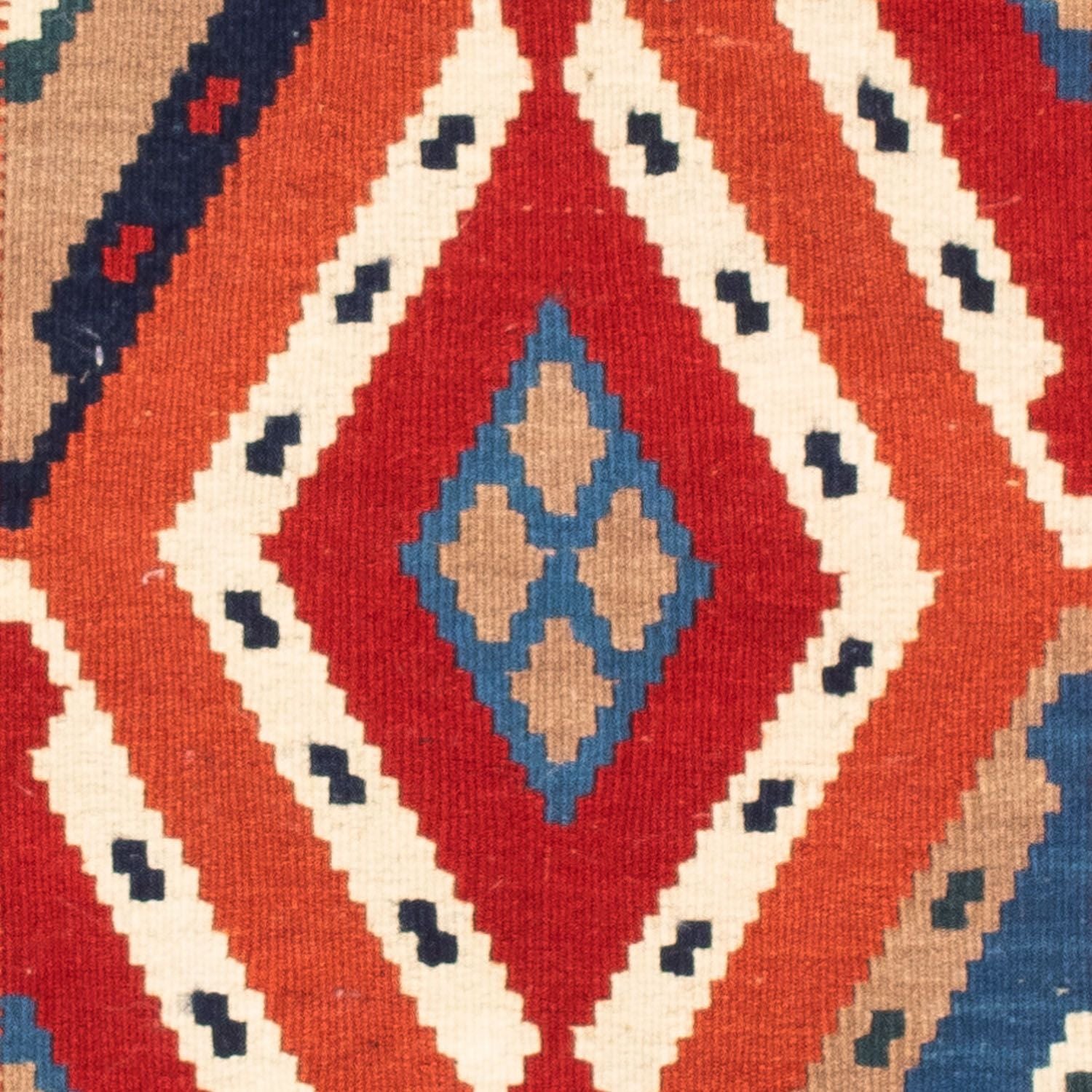Tappeto Kelim - Orientale quadrato  - 103 x 102 cm - blu chiaro