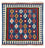 Tappeto Kelim - Orientale quadrato  - 104 x 100 cm - blu scuro