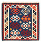 Kilim Fars Tappeto 104x102cm