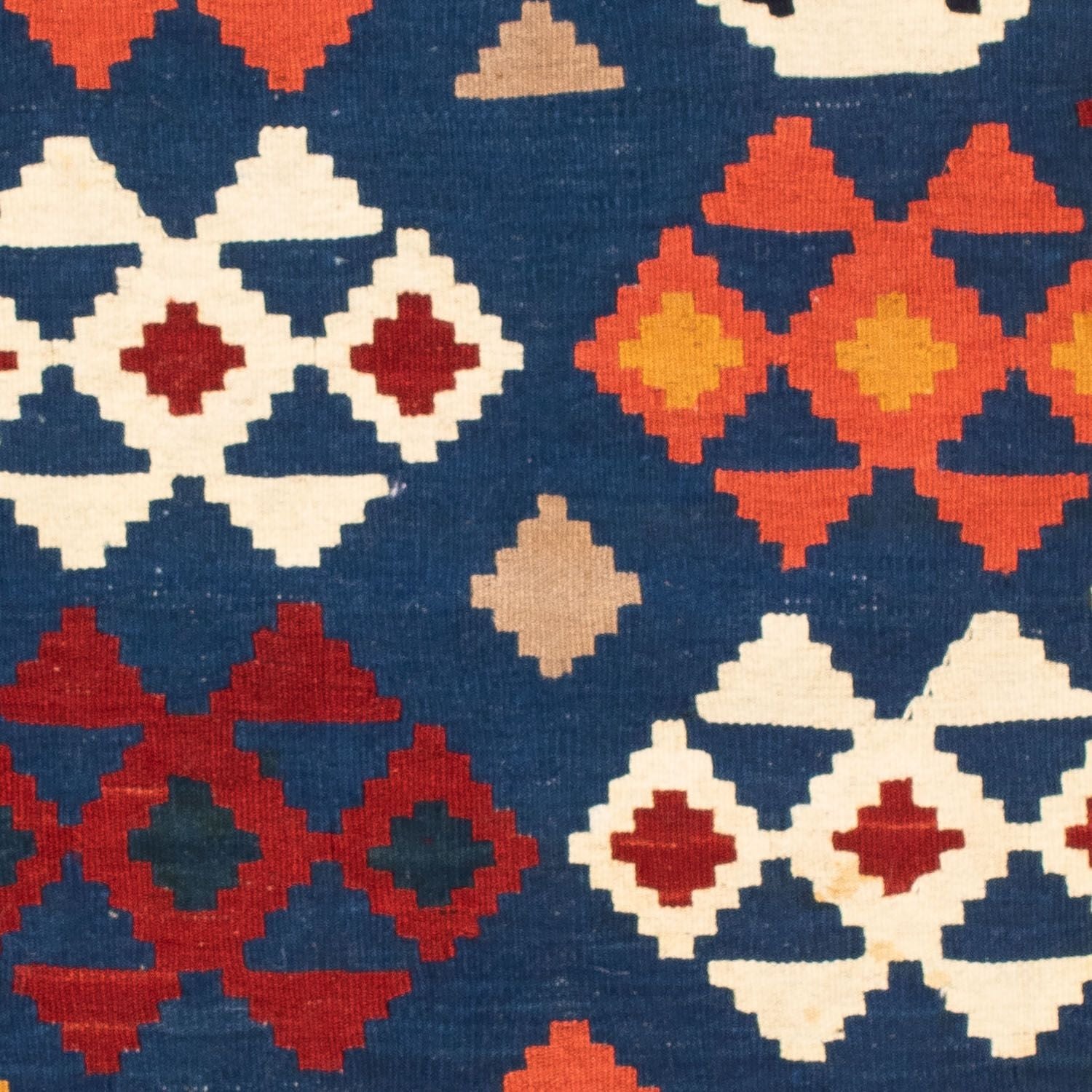 Tappeto Kelim - Orientale quadrato  - 104 x 102 cm - blu scuro
