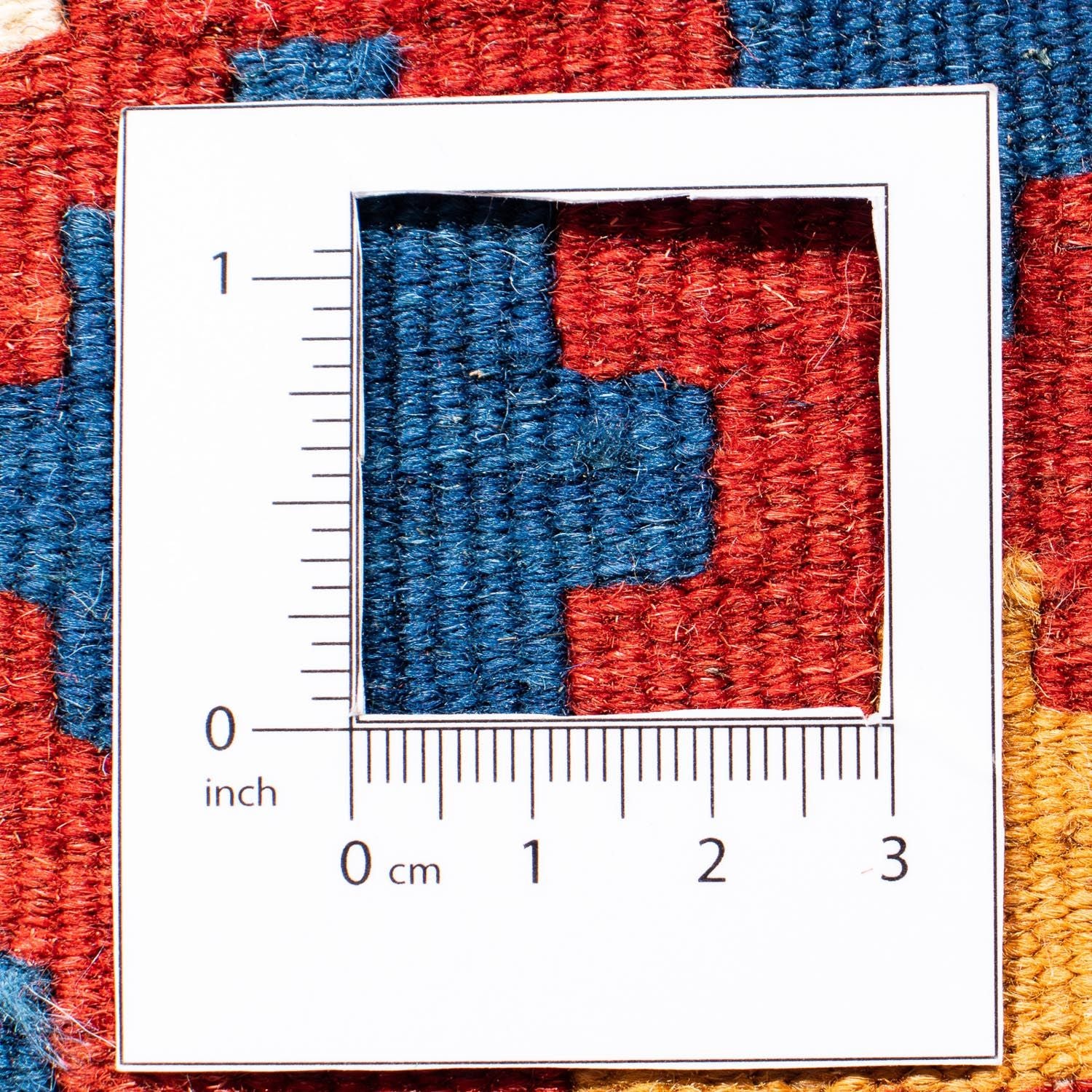 Tappeto Kelim - Orientale quadrato  - 103 x 97 cm - blu scuro