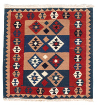 Tappeto Kelim - Orientale quadrato  - 100 x 97 cm - multicolore