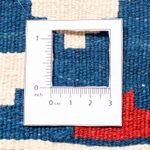 Tappeto Kelim - Orientale quadrato  - 103 x 100 cm - blu scuro
