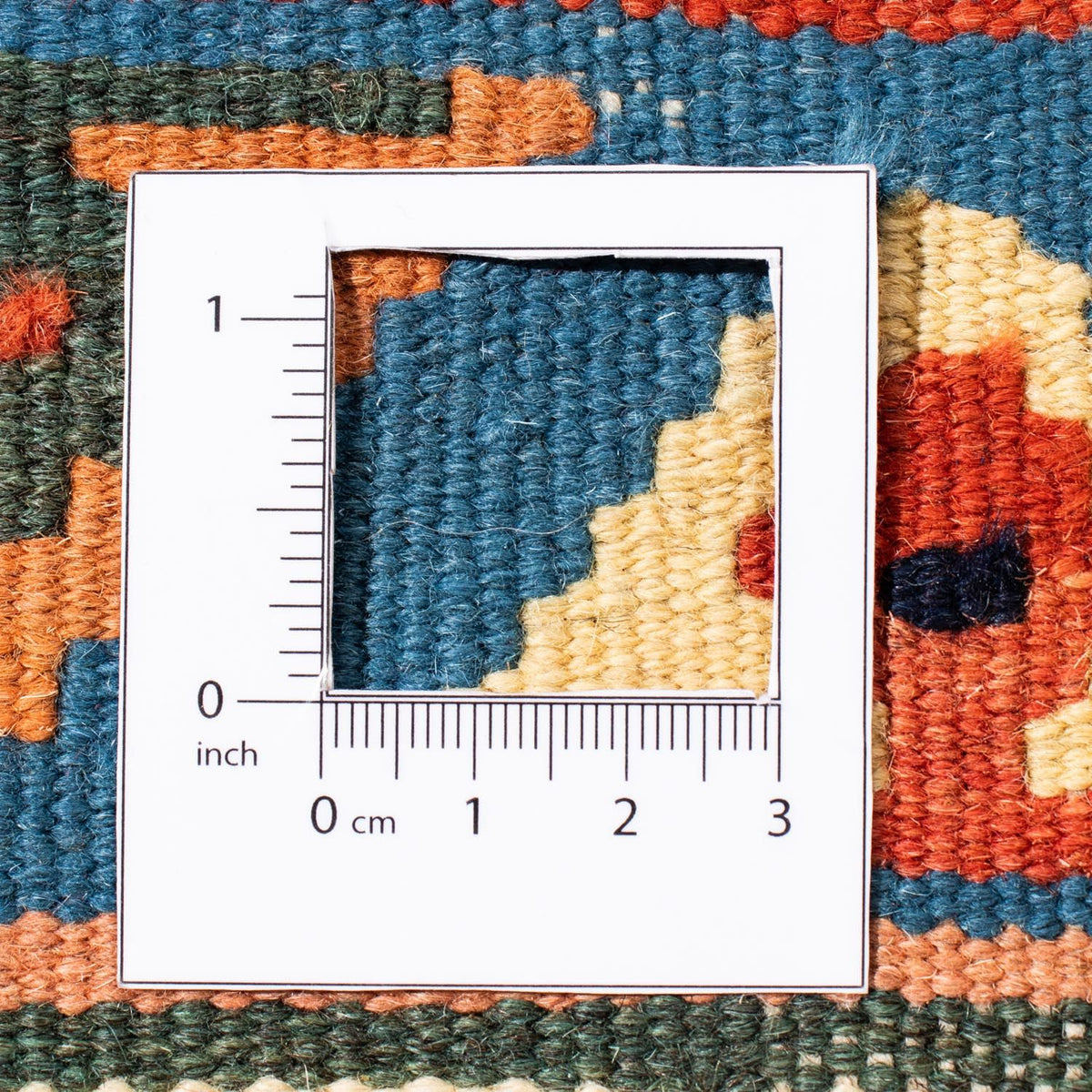 Tappeto Kelim - Orientale quadrato  - 105 x 103 cm - rosso