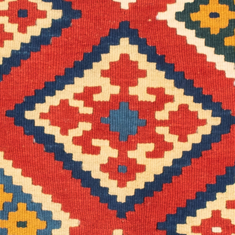 Tappeto Kelim - Orientale quadrato  - 107 x 103 cm - rosso