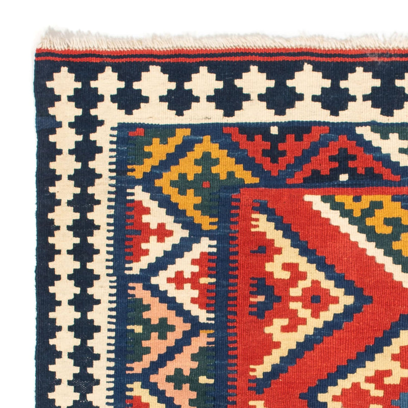 Tappeto Kelim - Orientale quadrato  - 107 x 103 cm - rosso
