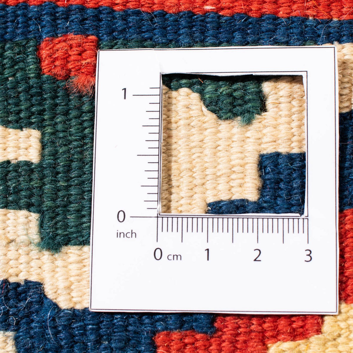 Tappeto Kelim - Orientale quadrato  - 107 x 103 cm - rosso