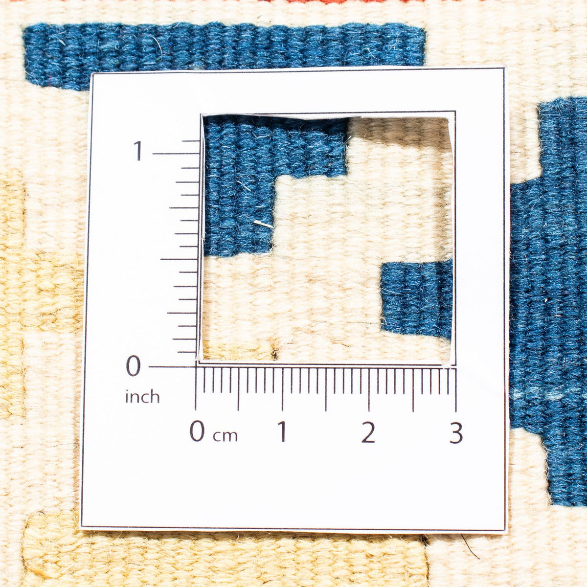 Tappeto Kelim - Orientale quadrato  - 105 x 103 cm - rosso scuro