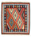 Tappeto Kelim - Orientale quadrato  - 114 x 102 cm - rosso