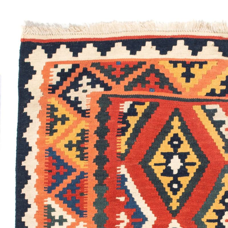 Tappeto Kelim - Orientale quadrato  - 108 x 104 cm - arancione