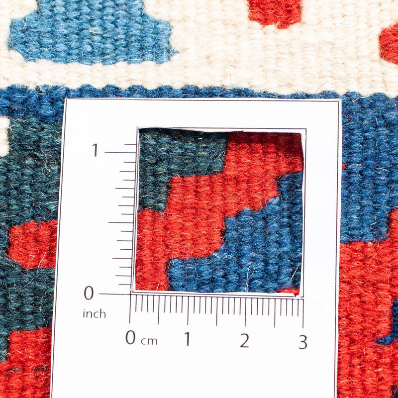 Tappeto Kelim - Orientale quadrato  - 104 x 102 cm - rosso scuro