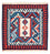 Tappeto Kelim - Orientale quadrato  - 104 x 103 cm - blu scuro