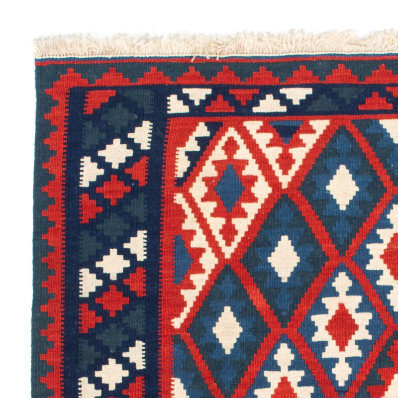 Tappeto Kelim - Orientale quadrato  - 102 x 94 cm - rosso scuro