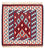 Tappeto Kelim - Orientale quadrato  - 106 x 103 cm - rosso scuro