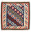 Tappeto Kelim - Orientale quadrato  - 103 x 100 cm - blu scuro