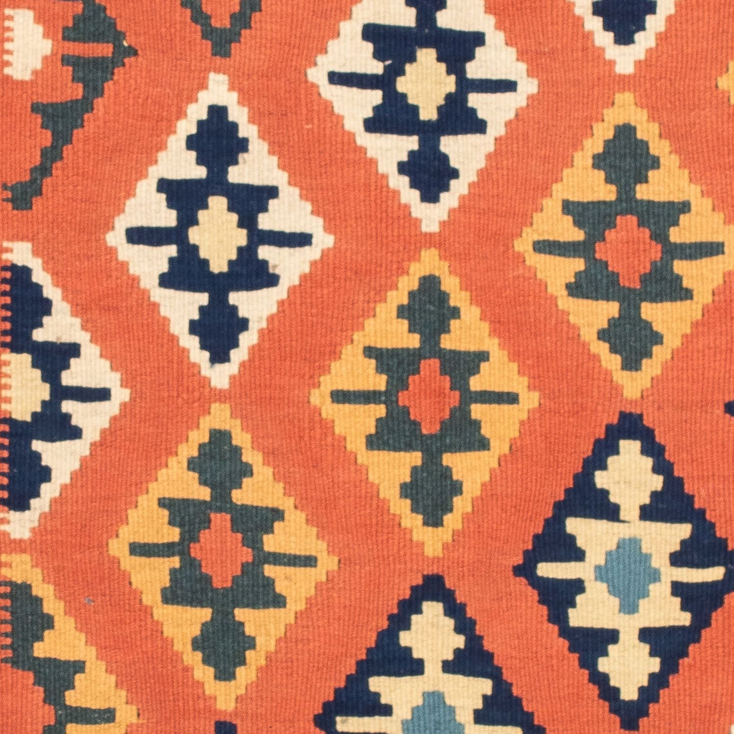 Tappeto Kelim - Orientale quadrato  - 104 x 104 cm - ruggine