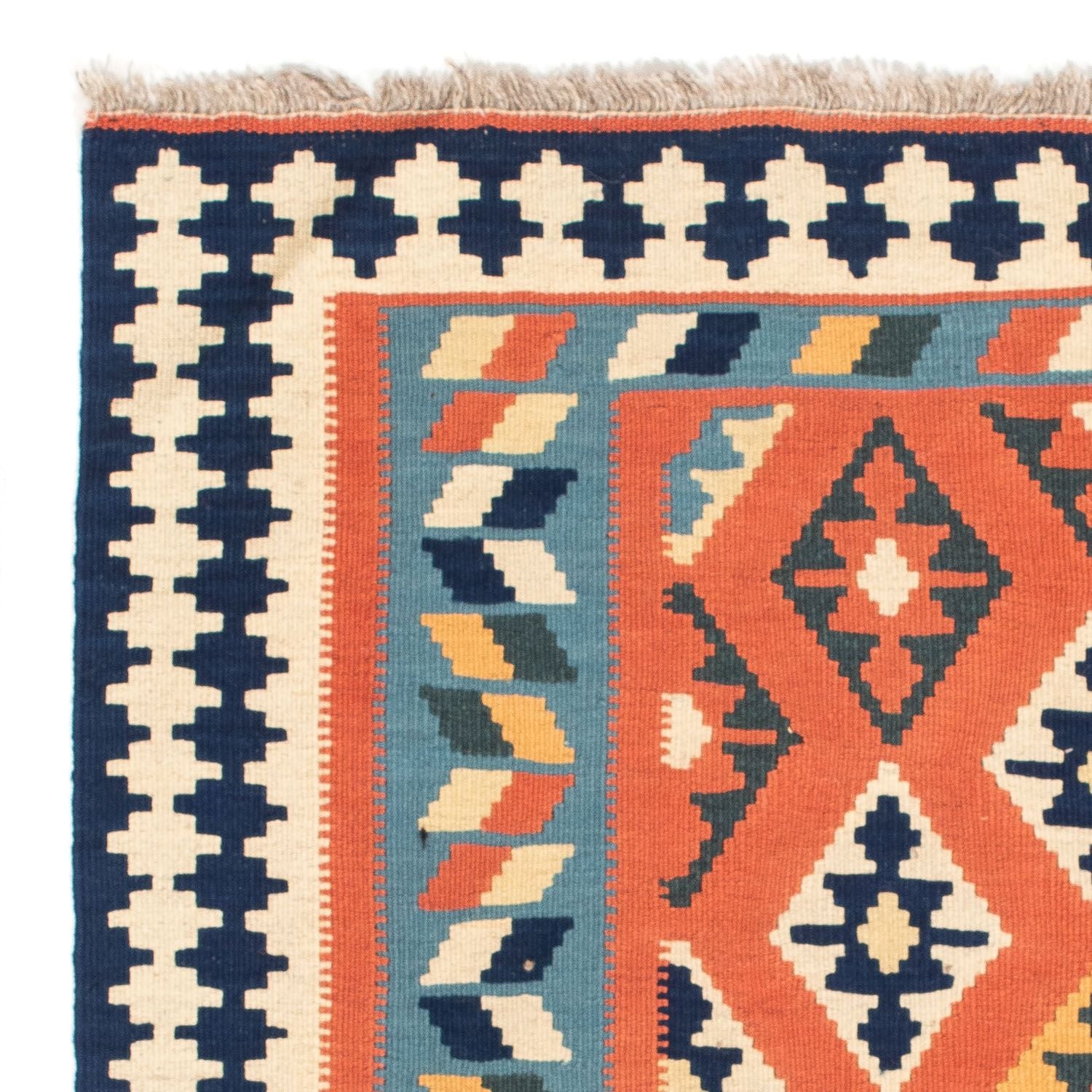 Tappeto Kelim - Orientale quadrato  - 104 x 104 cm - ruggine