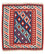 Tappeto Kelim - Orientale quadrato  - 104 x 100 cm - blu scuro