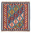 Tappeto Kelim - Orientale quadrato  - 101 x 99 cm - blu scuro