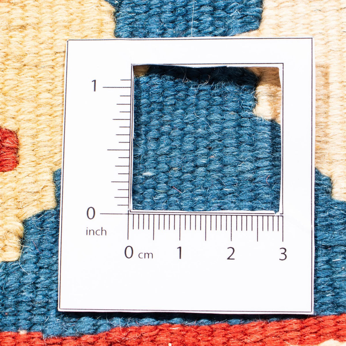 Tappeto Kelim - Orientale quadrato  - 105 x 101 cm - rosso scuro